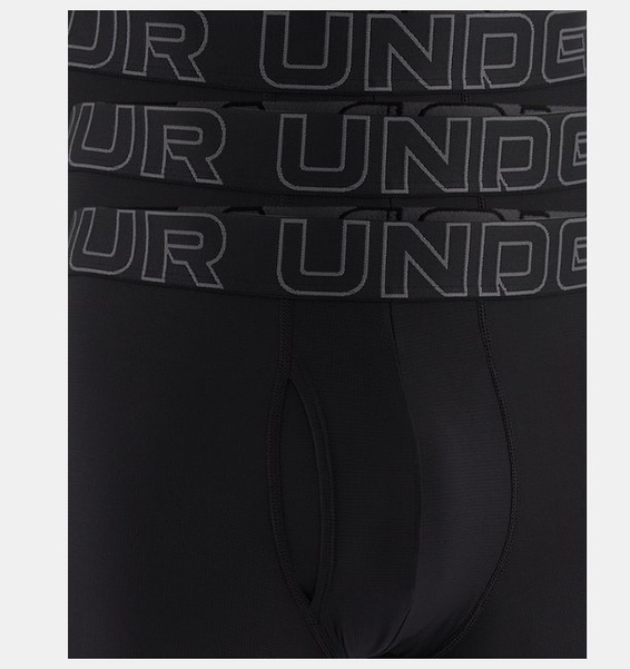 Siyah Erkek UA Performance Tech Mesh -Solid 6 in 3'lü İç Giyim