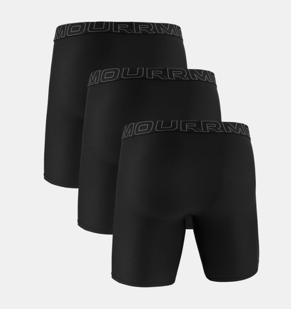 Siyah Erkek UA Performance Tech Mesh -Solid 9 In 3'lü Paket İç Giyim