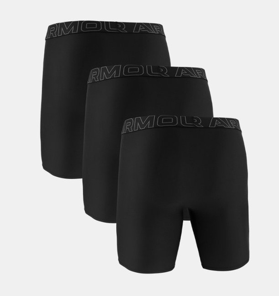 Siyah Erkek UA Performance Tech  9" 3'lü Paket Boxer