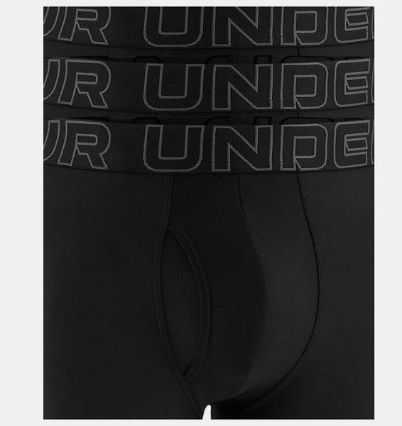 Siyah Erkek UA Performance Tech  9" 3'lü Paket Boxer
