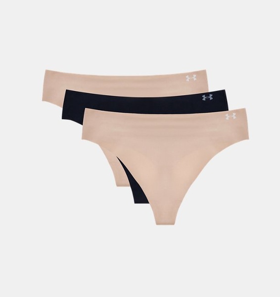 Nude Kadın UA Pure Stretch İz Yapmayan Tanga 3’lü Paket