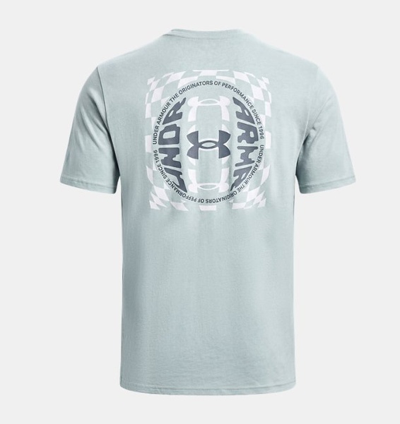 Yeşil Erkek UA Logo Kısa Kollu T-Shirt