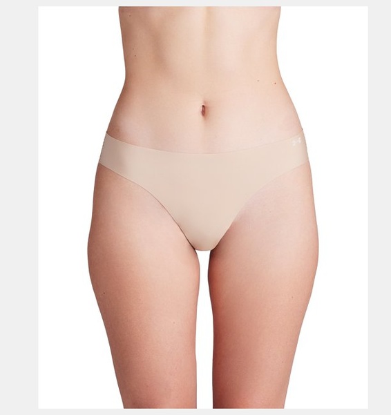 Nude Kadın UA Pure Stretch İz Yapmayan Tanga 3’lü Paket