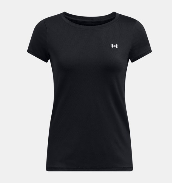 Siyah Kadın UA Tech Mesh Kısa Kollu T-shirt