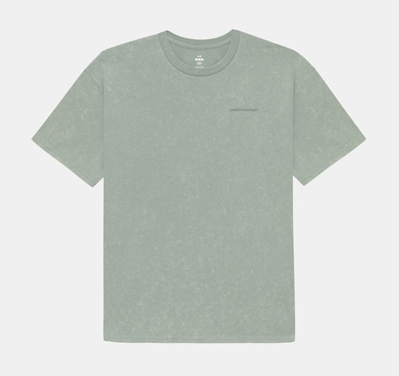 Yeşil Erkek UA Heavyweight Os Kısa Kollu T-shirt