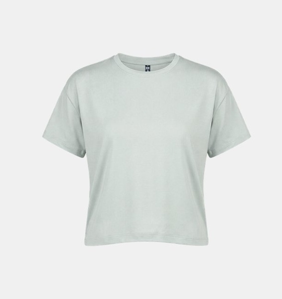 Yeşil Kadın UA Movement Kısa Kollu T-shirt