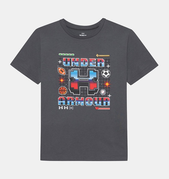Gri Erkek Çocuk UA  All Sport Kısa Kollu T-Shirt