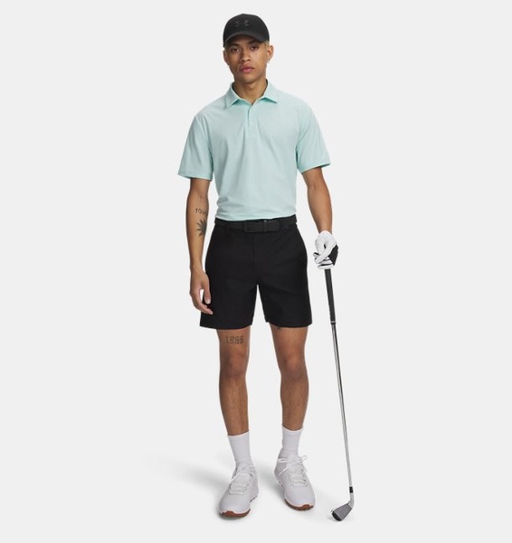 Yeşil Erkek UA Curry Drive Bonded Polo T-Shirt