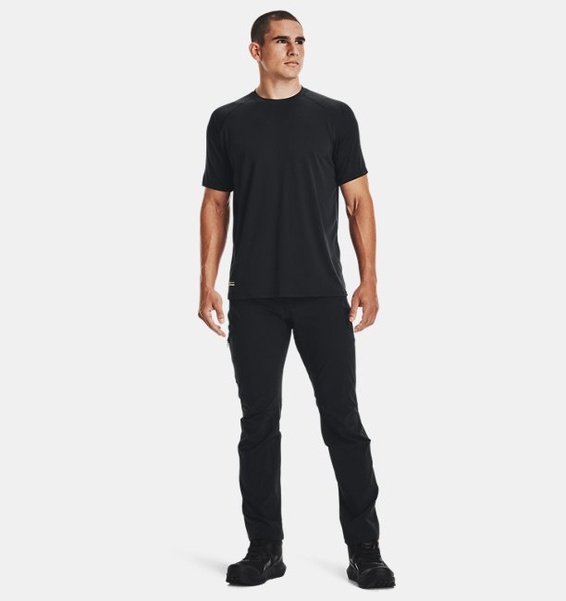 Siyah Erkek UA Tactical Tech™ Kısa Kollu T-shirt