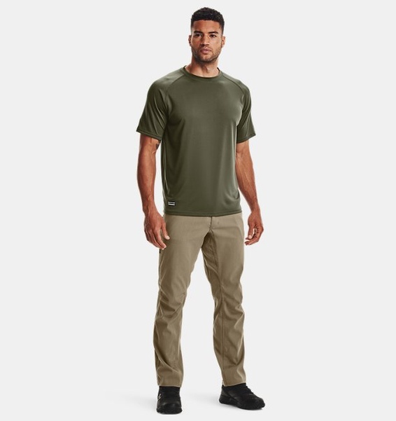 Yeşil Erkek UA Tactical Tech™ Kısa Kollu T-shirt