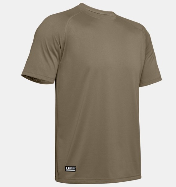 Kahverengi Erkek UA Tactical Tech™ Kısa Kollu T-shirt