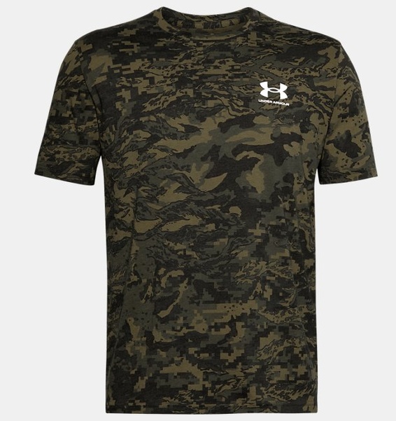 Siyah Erkek UA ABC Camo Kısa Kollu T-shirt