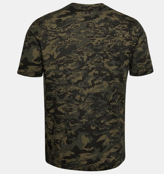 Siyah Erkek UA ABC Camo Kısa Kollu T-shirt