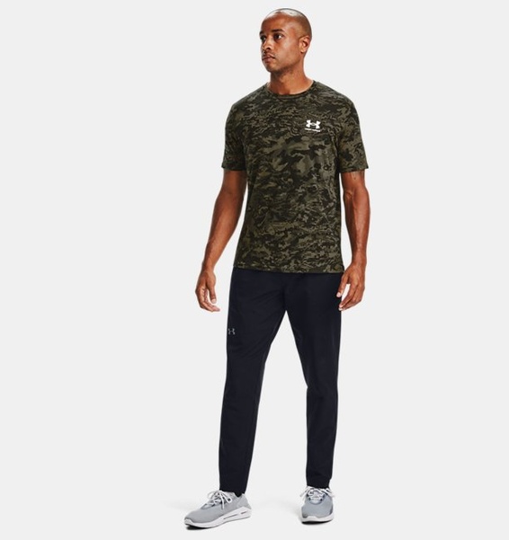 Siyah Erkek UA ABC Camo Kısa Kollu T-shirt