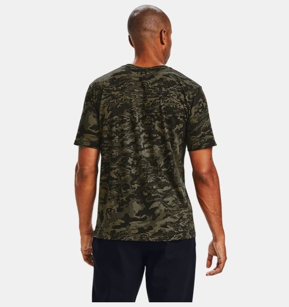 Siyah Erkek UA ABC Camo Kısa Kollu T-shirt