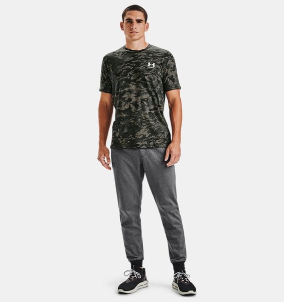 Yeşil Erkek UA ABC Camo Kısa Kollu T-shirt