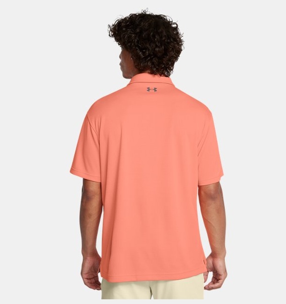 Turuncu Erkek UA Tech Polo T-shirt