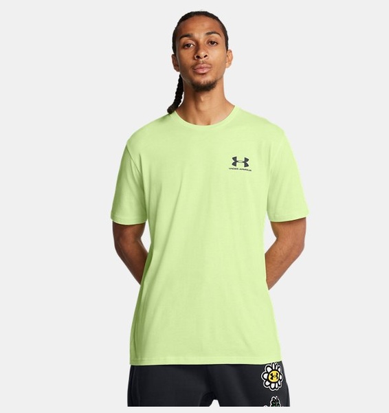 Yeşil Erkek UA Sportstyle LC Kısa Kollu T-shirt