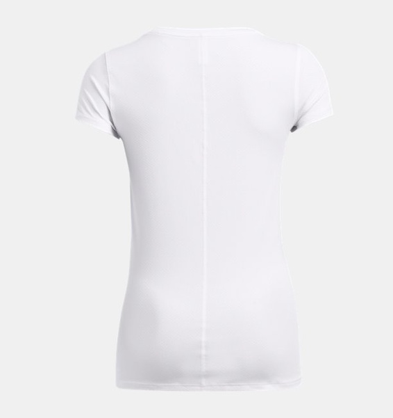 Beyaz Kadın UA Tech Mesh Kısa Kollu T-shirt
