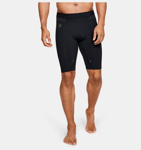 Siyah Erkek UA RUSH™ Compression Şort