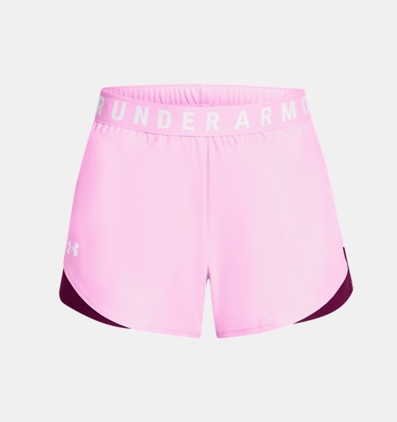 Pembe Kadın UA Play Up 3.0 Şort