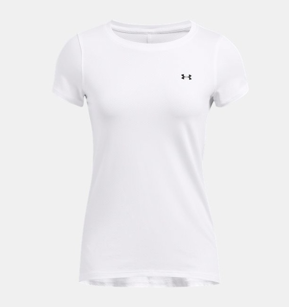 Beyaz Kadın UA Tech Mesh Kısa Kollu T-shirt