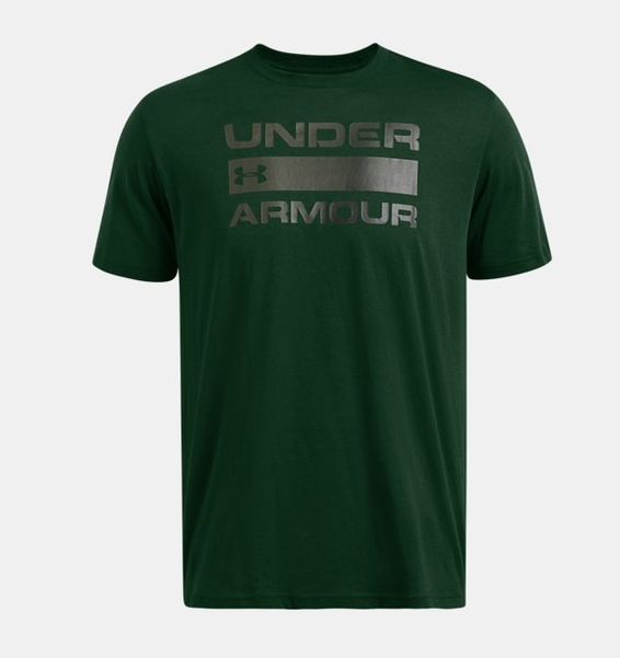 Yeşil Erkek UA Team Issue Wordmark Kısa Kollu T-shirt