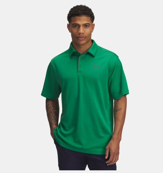 Yeşil Erkek UA Tech Polo T-shirt