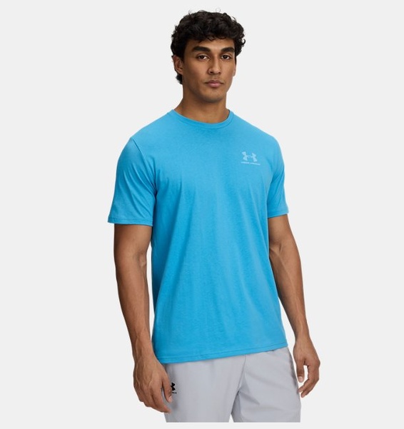 Mavi Erkek UA Sportstyle LC Kısa Kollu T-shirt