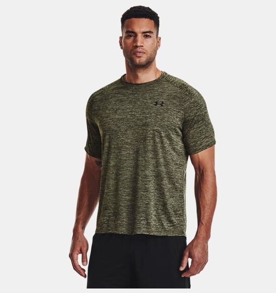 Haki Erkek UA Tech 2.0 Kısa Kollu T-shirt