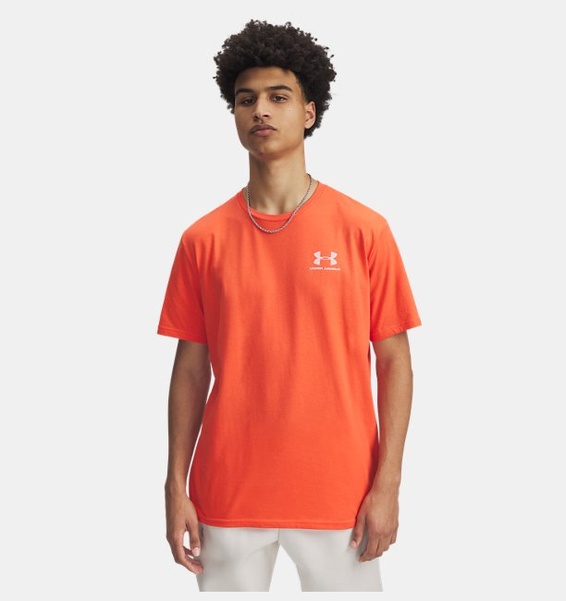 Kırmızı Erkek UA Sportstyle LC Kısa Kollu T-shirt