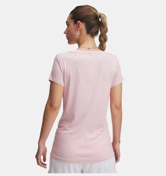 Pembe Kadın UA Tech Mesh Kısa Kollu T-shirt