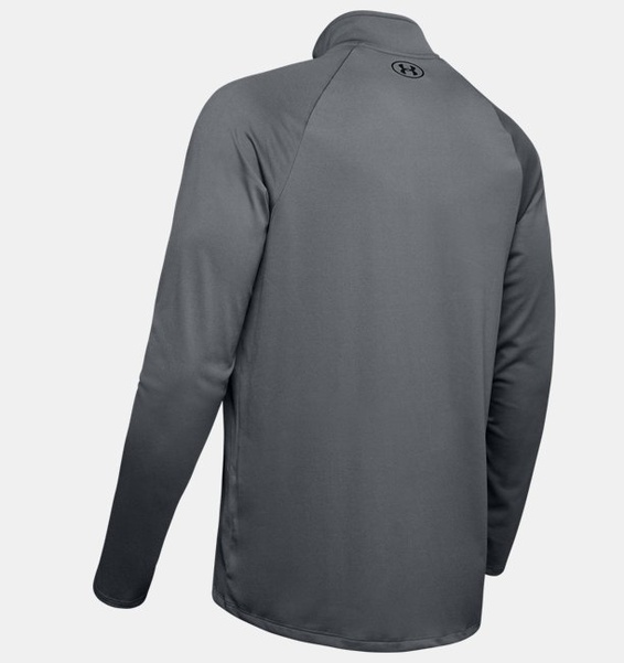 Gri Erkek UA Tech 2.0 1/2 Fermuarlı Uzun Kollu T-shirt