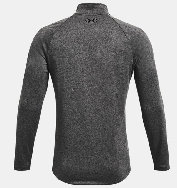 Gri Erkek UA Tech 2.0 1/2 Fermuarlı Uzun Kollu T-shirt