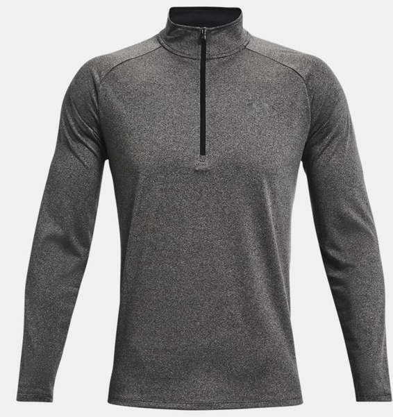 Gri Erkek UA Tech 2.0 1/2 Fermuarlı Uzun Kollu T-shirt
