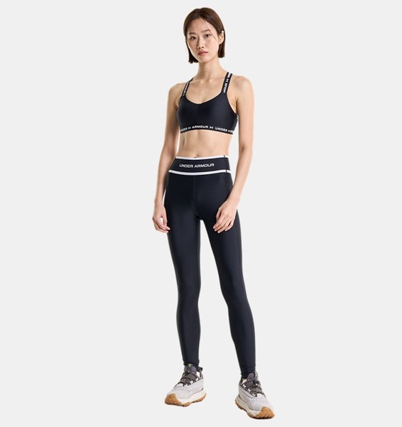 Siyah Kadın UA Crossback Low Spor Sütyeni