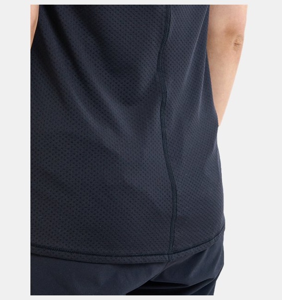 Siyah Kadın UA Tech Mesh Kısa Kollu T-shirt
