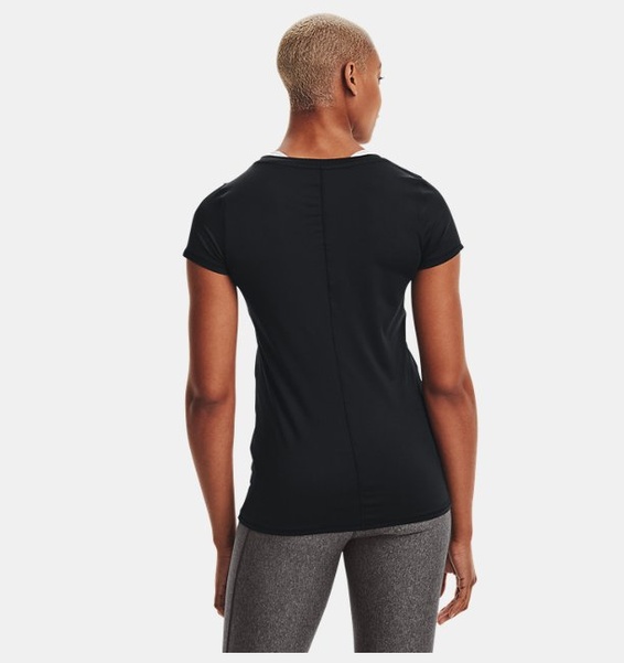 Siyah Kadın UA Tech Mesh Kısa Kollu T-shirt