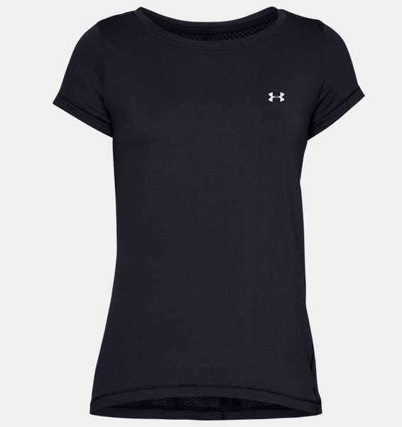 Siyah Kadın UA Tech Mesh Kısa Kollu T-shirt