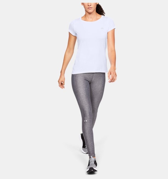 Beyaz Kadın UA Tech Mesh Kısa Kollu T-shirt