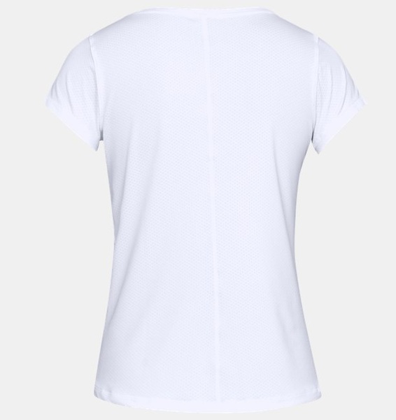 Beyaz Kadın UA Tech Mesh Kısa Kollu T-shirt
