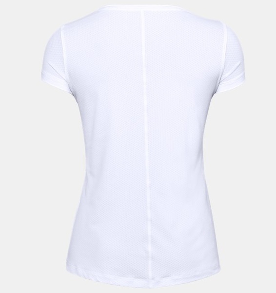 Beyaz Kadın UA Tech Mesh Kısa Kollu T-shirt