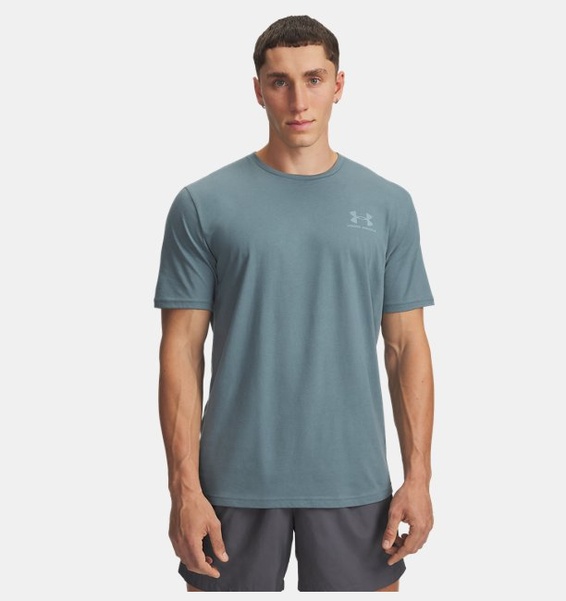 Mavi Erkek UA Sportstyle LC Kısa Kollu T-shirt