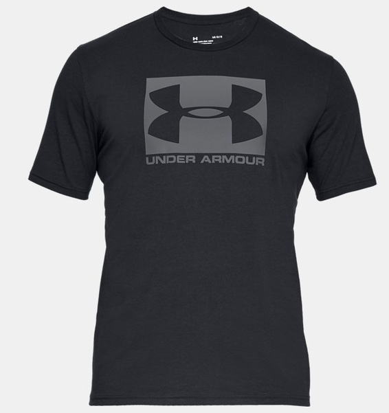 Siyah Erkek UA Boxed Sportstyle Kısa Kollu T-shirt