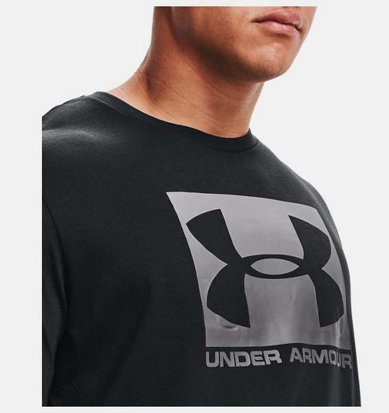 Siyah Erkek UA Boxed Sportstyle Kısa Kollu T-shirt