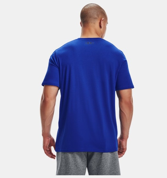 Mavi Erkek UA Boxed Sportstyle Kısa Kollu T-shirt