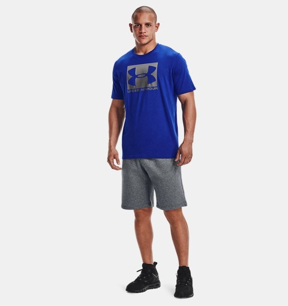 Mavi Erkek UA Boxed Sportstyle Kısa Kollu T-shirt