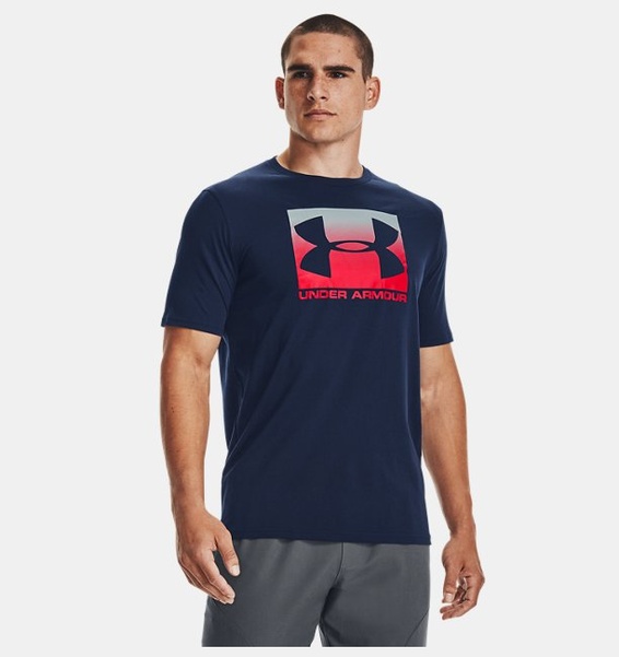 Lacivert Erkek UA Boxed Sportstyle Kısa Kollu T-shirt