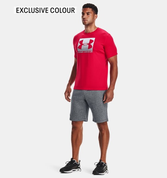 Kırmızı Erkek UA Boxed Sportstyle Kısa Kollu T-shirt