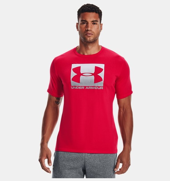 Kırmızı Erkek UA Boxed Sportstyle Kısa Kollu T-shirt